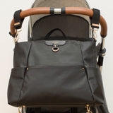 Ready-Set Tote Black Diaper Bag Backpack By CHIC-A-BOO