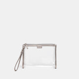 Forget-Me-Not Silver Changing Clutch By CHIC-A-BOO