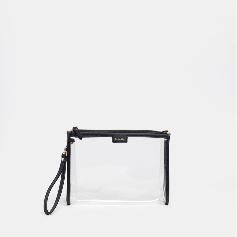 Forget-Me-Not Black Changing Clutch By CHIC-A-BOO